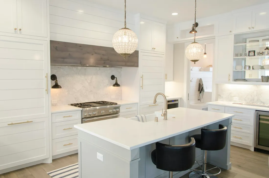 A newly fitted kitchen